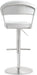 Cosmo White Stainless Steel Barstool - UK - Home And Beyond