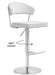 Cosmo White Stainless Steel Barstool - UK - Home And Beyond