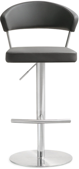 Cosmo Grey Stainless Steel Barstool - UK - Home And Beyond