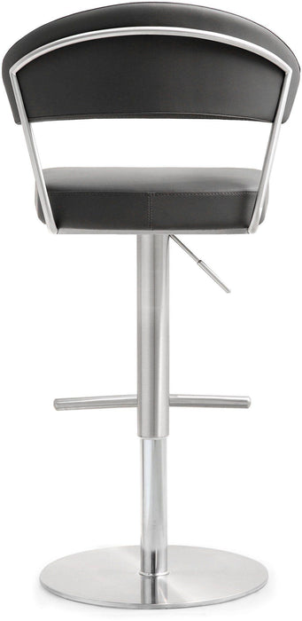 Cosmo Grey Stainless Steel Barstool - UK - Home And Beyond