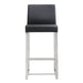 Denmark Black Stainless Steel Counter Stool - Set of 2 - UK - Home And Beyond