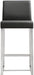 Denmark Grey Stainless Steel Counter Stool - Set of 2 - UK - Home And Beyond
