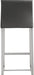 Denmark Grey Stainless Steel Counter Stool - Set of 2 - UK - Home And Beyond