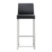 Denmark Black Stainless Steel Barstool - Set of 2 - UK - Home And Beyond
