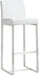 Denmark White Stainless Steel Barstool - Set of 2 - UK - Home And Beyond