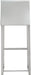 Denmark White Stainless Steel Barstool - Set of 2 - UK - Home And Beyond