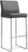 Denmark Grey Stainless Steel Barstool - Set of 2 - UK - Home And Beyond