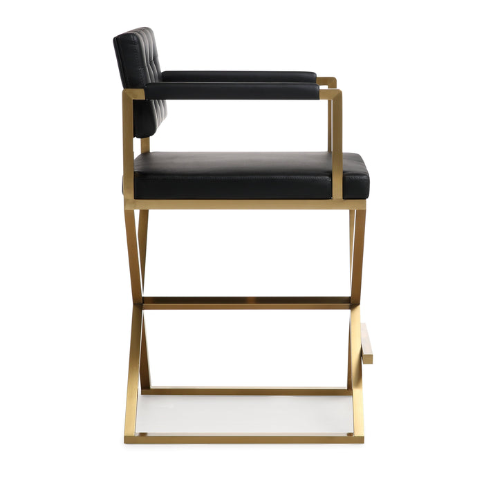 Director Performance Vegan Leather Stool