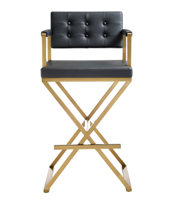 Director Performance Vegan Leather Stool