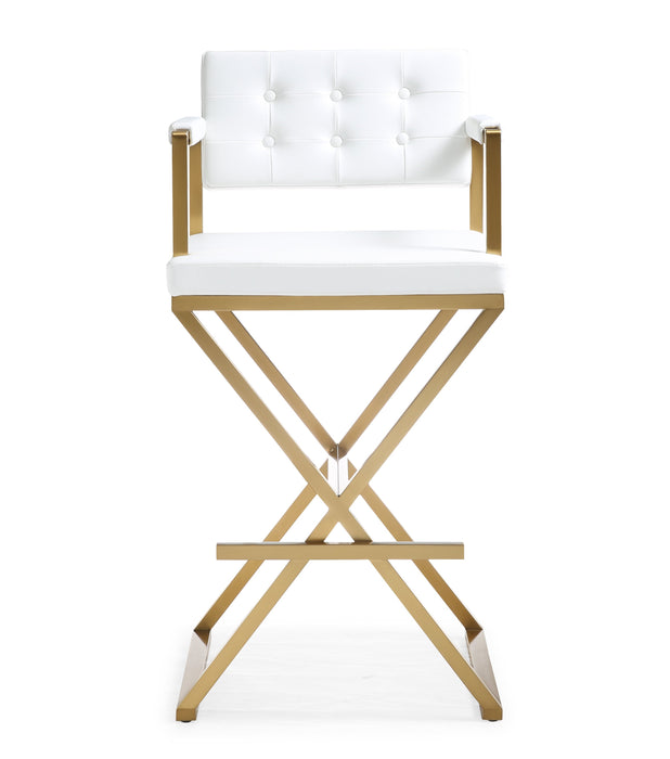 Director Performance Vegan Leather Stool