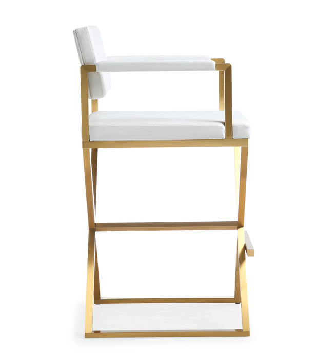 Director Performance Vegan Leather Stool