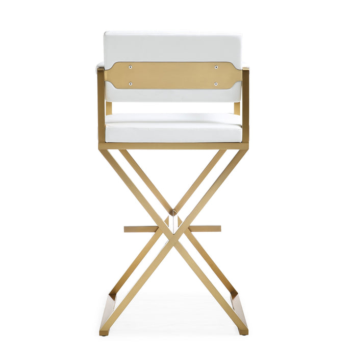 Director Performance Vegan Leather Stool