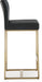 Denmark Black Gold Steel Counter Stool - Set of 2 - UK - Home And Beyond