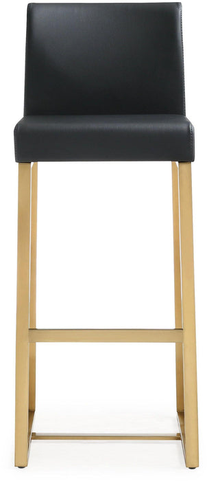 Denmark Black Gold Steel Barstool - Set of 2 - UK - Home And Beyond