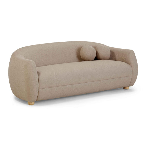 Judy Light Brown Boucle Sofa - Home And Beyond