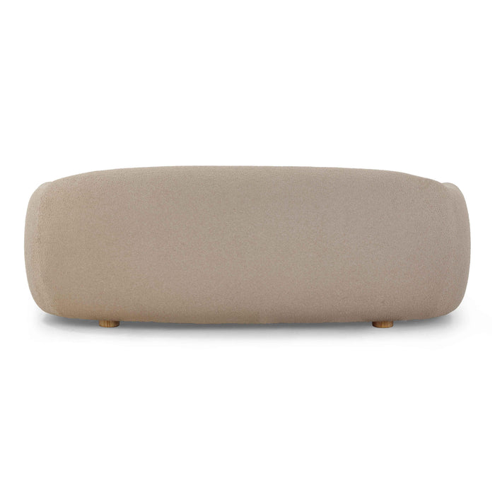 Judy Light Brown Boucle Sofa - Home And Beyond