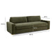 Beckham 96" Upcycled Performance Chenille Sofa - Home And Beyond