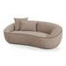 Jenny 78" Taupe Performance Faux Mohair Loveseat - Home And Beyond
