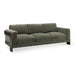 Elyn 91" Olive Green Upcycled Contract-Grade Chenille Sofa - Home And Beyond