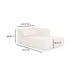 Tarra Cream Performance Chenille Modular Chaise - Home And Beyond
