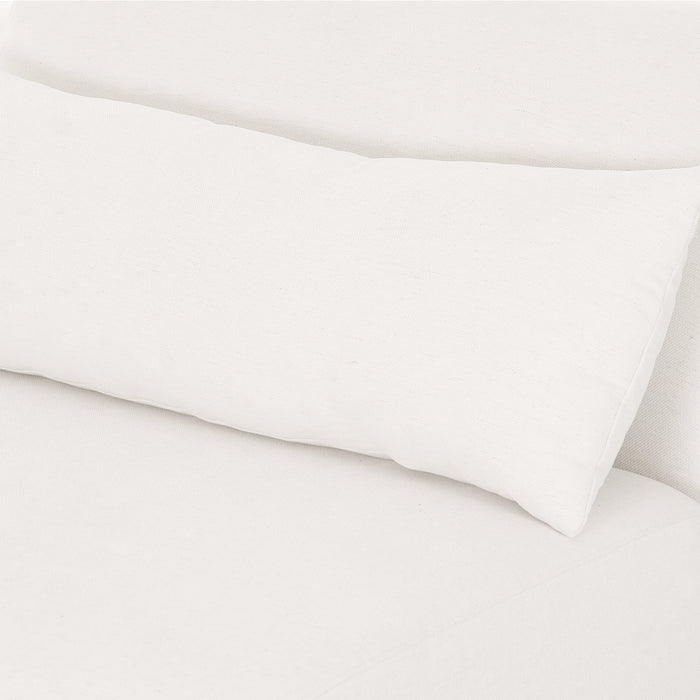 Tarra Cream Performance Chenille Modular Chaise - Home And Beyond