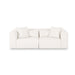 Tarra 86" Cream Performance Chenille Modular Loveseat - Home And Beyond