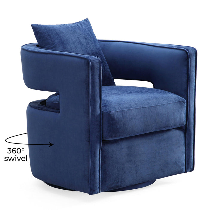 Kennedy Navy Swivel Chair - UK - Home And Beyond