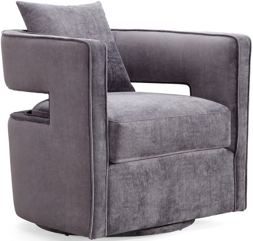 Kennedy Grey Swivel Chair - UK - Home And Beyond