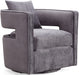 Kennedy Grey Swivel Chair - UK - Home And Beyond