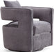 Kennedy Grey Swivel Chair - UK - Home And Beyond