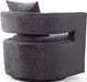 Kennedy Grey Swivel Chair - UK - Home And Beyond
