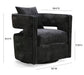 Kennedy Black Swivel Chair - UK - Home And Beyond