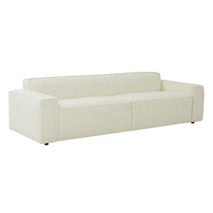 Olafur Cream Linen Sofa - UK - Home And Beyond