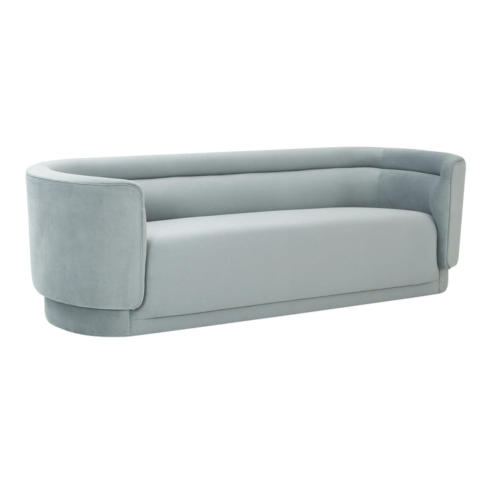 Macie Sea Blue Velvet Sofa image