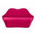 Lips Hot Pink Velvet Settee - UK - Home And Beyond