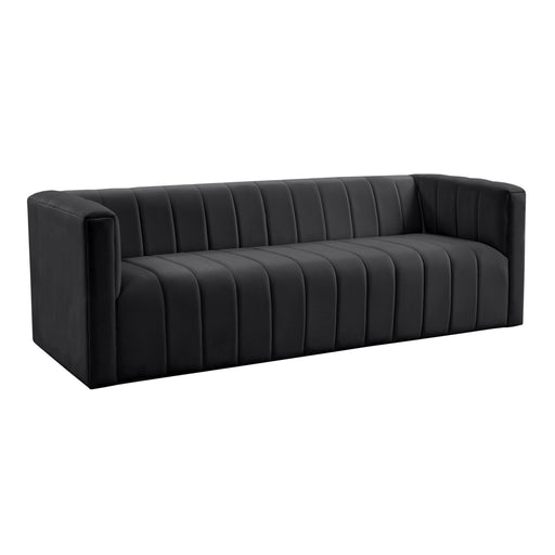 Norah Black Velvet Sofa - UK - Home And Beyond