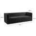 Norah Black Velvet Sofa - UK - Home And Beyond