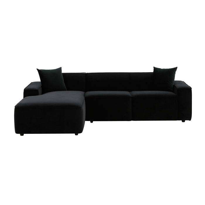 Olafur 2-Piece Performance Fabric L-Shaped Sectional