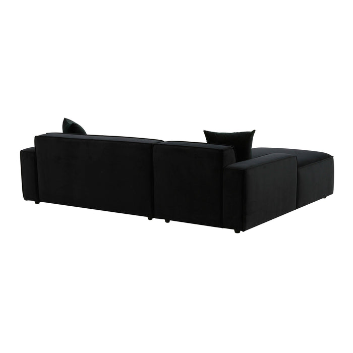 Olafur 2-Piece Performance Fabric L-Shaped Sectional
