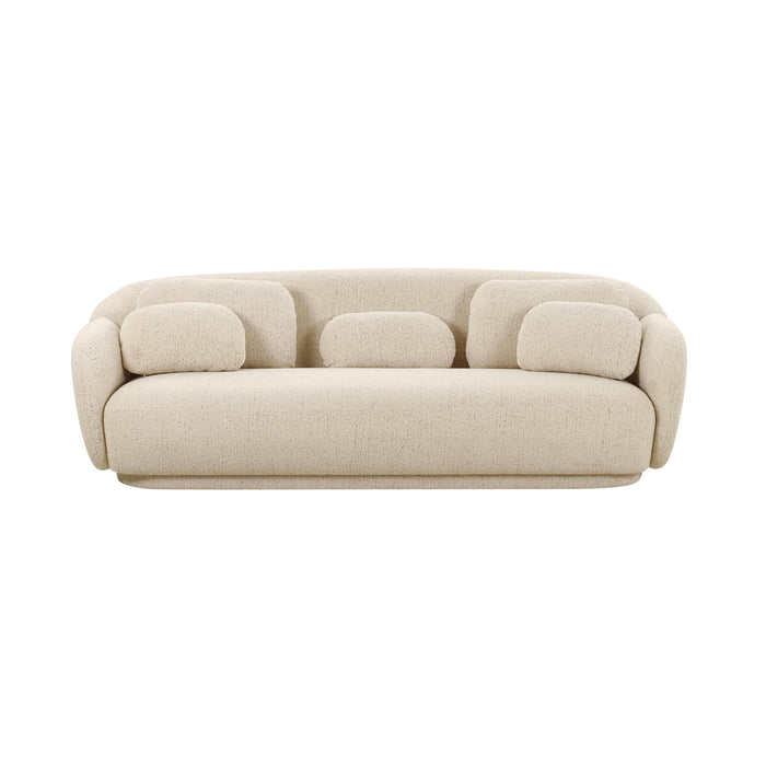 Misty Cream Boucle Sofa - UK - Home And Beyond