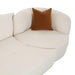 Fickle Cream Boucle 2-Piece Modular LAF Sofa - UK - Home And Beyond