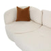 Fickle Cream Boucle 2-Piece Modular RAF Sofa - UK - Home And Beyond