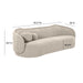 Circe Taupe Textured Velvet Sofa - UK - Home And Beyond