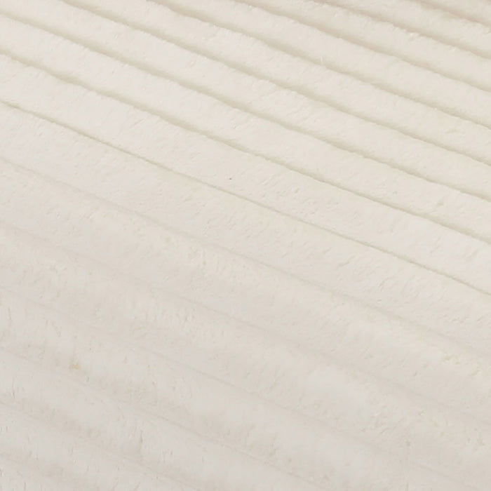 Tarra Fluffy Oversized Cream Corduroy Modular RAF Sectional - UK - Home And Beyond