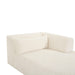Tarra Fluffy Oversized Cream Corduroy Modular RAF Chaise - UK - Home And Beyond