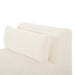 Tarra Fluffy Oversized Cream Corduroy Modular Armless Chair - UK - Home And Beyond