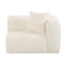 Tarra Fluffy Oversized Cream Corduroy Modular RAF Corner Chair - UK - Home And Beyond