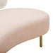 Tischa Cream Boucle & Blush Velvet Sofa - Home And Beyond