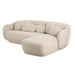 Misty Cream Boucle Sectional - RAF - UK - Home And Beyond