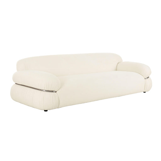 Leyla Cream Boucle Sofa - Home And Beyond